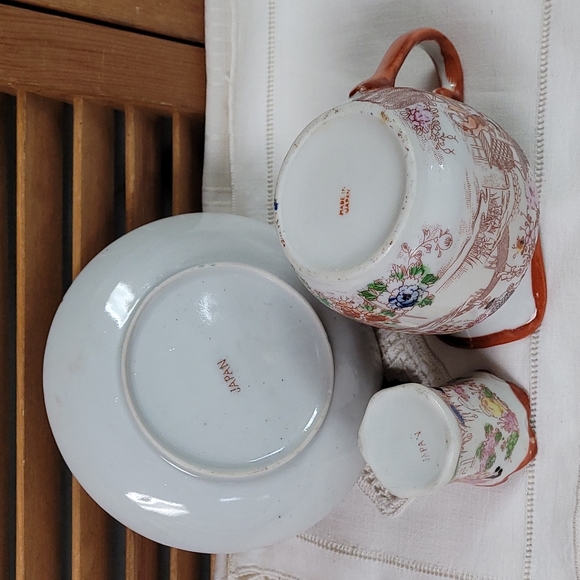 Vintage Japanese Geisha Ware Porcelain Set - Picture 7 of 9